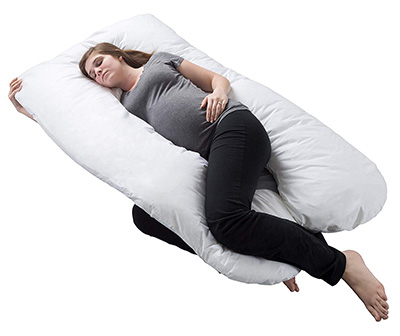 Back sleepers pregnancy pillow by Bluestone