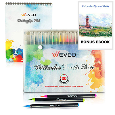 Wevco Watercolor Brush Pen Review